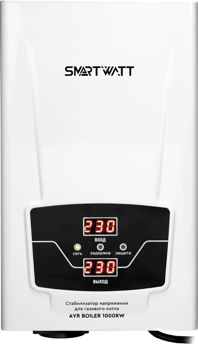 Стабилизатор напряжения SMARTWATT AVR Boiler 1000RW белый [4512020020003]